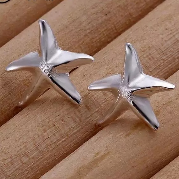 Jewelry - Sterling Silver Star Earrings